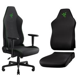 RAZER Iskur V2 X Gaming Chair, Black + Gaming Chair Sleeve, Black/ Green