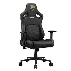 COUGAR Defensor Gold Gaming Chair Black/ Gold Leatherette