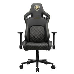 COUGAR Defensor Gold Gaming Chair Black/ Gold Leatherette