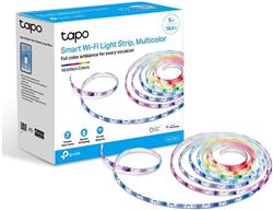 TP-Link Tapo RGBIC Smart LED Light Strip, 50 Color Zones RGBIC, Sync-to-Sound, 16.4ft Wi-Fi LED Strip Works w/ Apple Home Kit, 