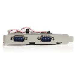 StarTech 4 Port Native PCI Express RS232 Serial Adapter Card with 16550 UART (PEX4S553)