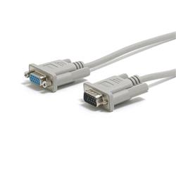 StarTech 6 ft VGA Monitor Extension Cable Gray (MXT101)