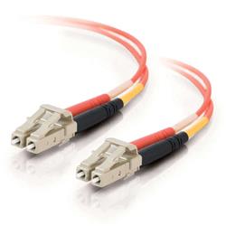 C2G LC-LC 62.5/125 OM1 Duplex Multimode PVC Fiber Optic Cable - Orange