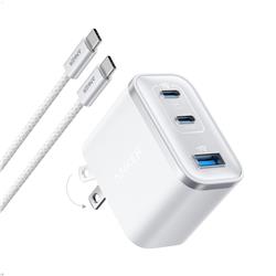 Anker Chargeur Nano (70 W, 3 ports) avec câble USB-C