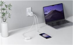 Anker 67W 3-Port GaN Wall Charger with USB-C Cable Bundle(Open Box)