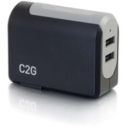 Legrand C2G 2-Port USB Wall Charger - AC Power Adapter