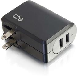 Legrand C2G 2-Port USB Wall Charger - AC Power Adapter