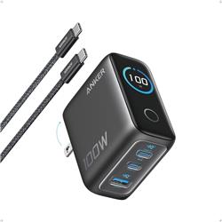 Anker 736 Chargeur (Nano II 100W), 3-Port Chargeur USB-C/USB-A + Cable(Open Box)