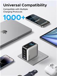 UGREEN Nexode Pro 100W Charger Smart Display  4-Port USB A + C