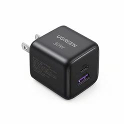 UGREEN 30W Dual USB C Wall Charger, 2 Port GaN PD