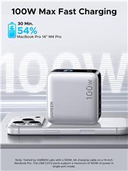 UGREEN Nexode Pro 100W Charger Smart Display  4-Port USB A + C