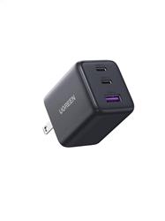 UGREEN 30W Dual USB C Wall Charger, 3-Ports GaN PD