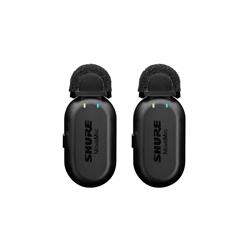 SHURE Micro Lavalier (2) MoveMic avec étui de chargement, Noir