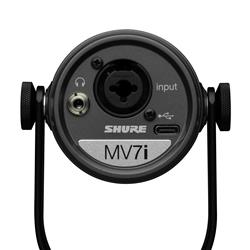 SHURE MV7i Smart Microphone & Interface, Black