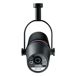 SHURE MV7i Smart Microphone & Interface, Black
