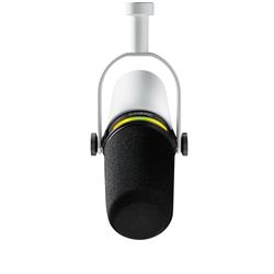 SHURE MV7+ Microphone pour Podcast, Blanc