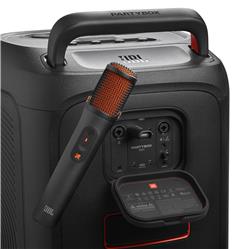 JBL EasySing Mics Deux microphones alimentés par l’IA, Noir