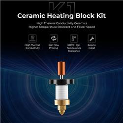 Creality K1 Ceramic Heating Block Kit