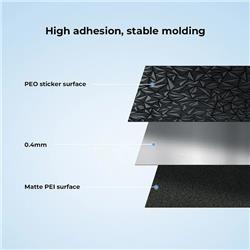 Creality Dual-Sided Printing Platform Board Kit ( Glossy PEO + Coated PEI)_FDM printers with a platform size of 235×235mm