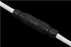 DROP Câble de clavier spiralé noir et blanc – Noir sur blanc – YC8