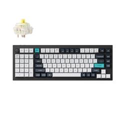 Keychron Q12 Max Swappable RGB Backlight Banana Switch Knob Version - Black