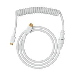 Glorious Câble de clavier spiralé - Blanc fantôme (GLO-KB-ACC-CBL-COIL-GWHT)