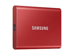 Samsung T7 2TB USB3.2  Red External Solid State Drive