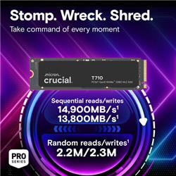 Crucial T710 NVMe (PCIe Gen 5 x4) SSD