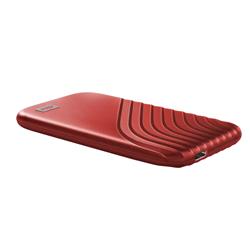 WD My Passport 1 To USB 3.2 Gen 2 rouge SSD externe