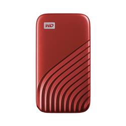 WD My Passport 1 To USB 3.2 Gen 2 rouge SSD externe
