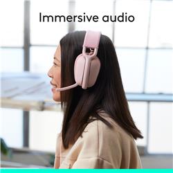 Logitech Zone Vibe 100 Écouteurs sans fil légers  - Rose