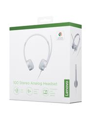 LENOVO 100 Stereo Analog Headset - Cloud Grey