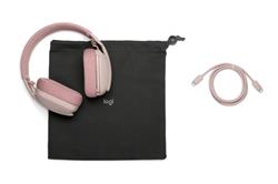 LOGITECH Zone Vibe 100 lightweight wireless headset - Rose