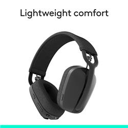 Logitech Zone Vibe 100 lightweight wireless headset - Graphite
