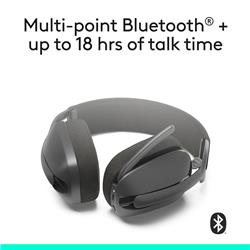 Logitech Zone Vibe 100 lightweight wireless headset - Graphite
