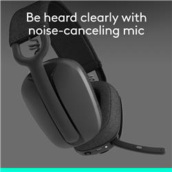 Logitech Zone Vibe 100 lightweight wireless headset - Graphite