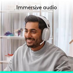 Logitech Zone Vibe 100 Écouteurs sans fil légers  - blanc cassé