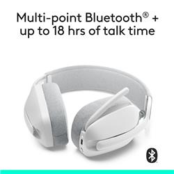 Logitech Zone Vibe 100 Écouteurs sans fil légers  - blanc cassé