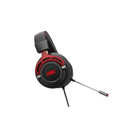 AOC GH300 RGB-backlit Gaming Headset with detachable microphone, 50mm