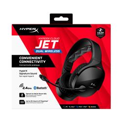 Casque de jeu sans fil HYPERX Cloud Jet Dual (noir)