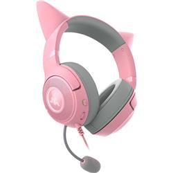 RAZER Kraken Kitty V2 USB Wired RGB Headset - Quartz Pink