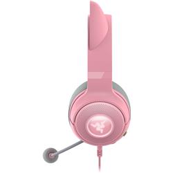 RAZER Kraken Kitty V2 USB Wired RGB Headset - Quartz Pink