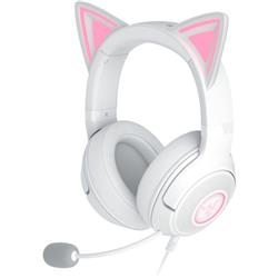 RAZER Kraken Kitty V2 USB Wired RGB Headset - White