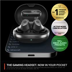STEELSERIES Arctis GameBuds - Noir (PC, PS et Xbox)