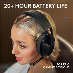 LOGITECH G321 LIGHTSPEED Wireless Bluetooth Gaming Headset - Black