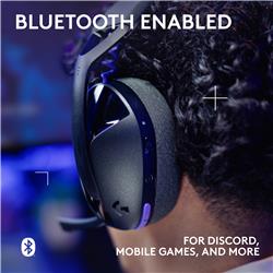 LOGITECH G321 LIGHTSPEED Wireless Bluetooth Gaming Headset - Black