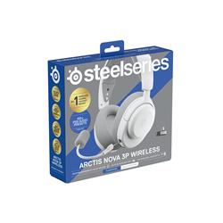 Casque sans fil multiplateforme SteelSeries Arctis Nova 3P - Blanc