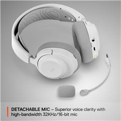 Casque sans fil multiplateforme SteelSeries Arctis Nova 3P - Blanc