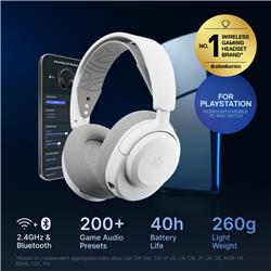 Casque sans fil multiplateforme SteelSeries Arctis Nova 3X - Blanc