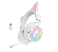 Razer Kraken Kitty V3 Pro Wireless RGB Gaming Headset White